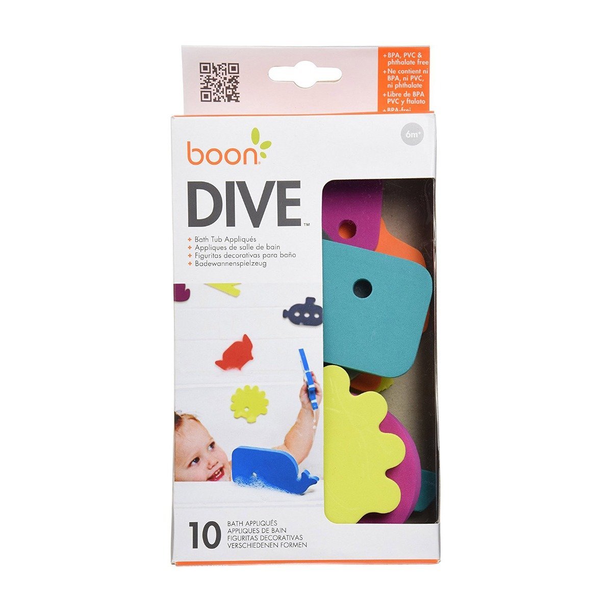 Boon Dive Bath Tub Appliques 6m+