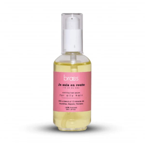 Braes Anti Frizz Hair Serum For Oily Hair - 50ml