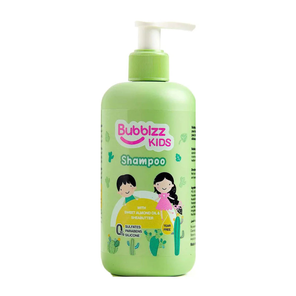 Bubblzz Kids Shampoo With Sweet Almond Oil & Shea Butter – 325ml