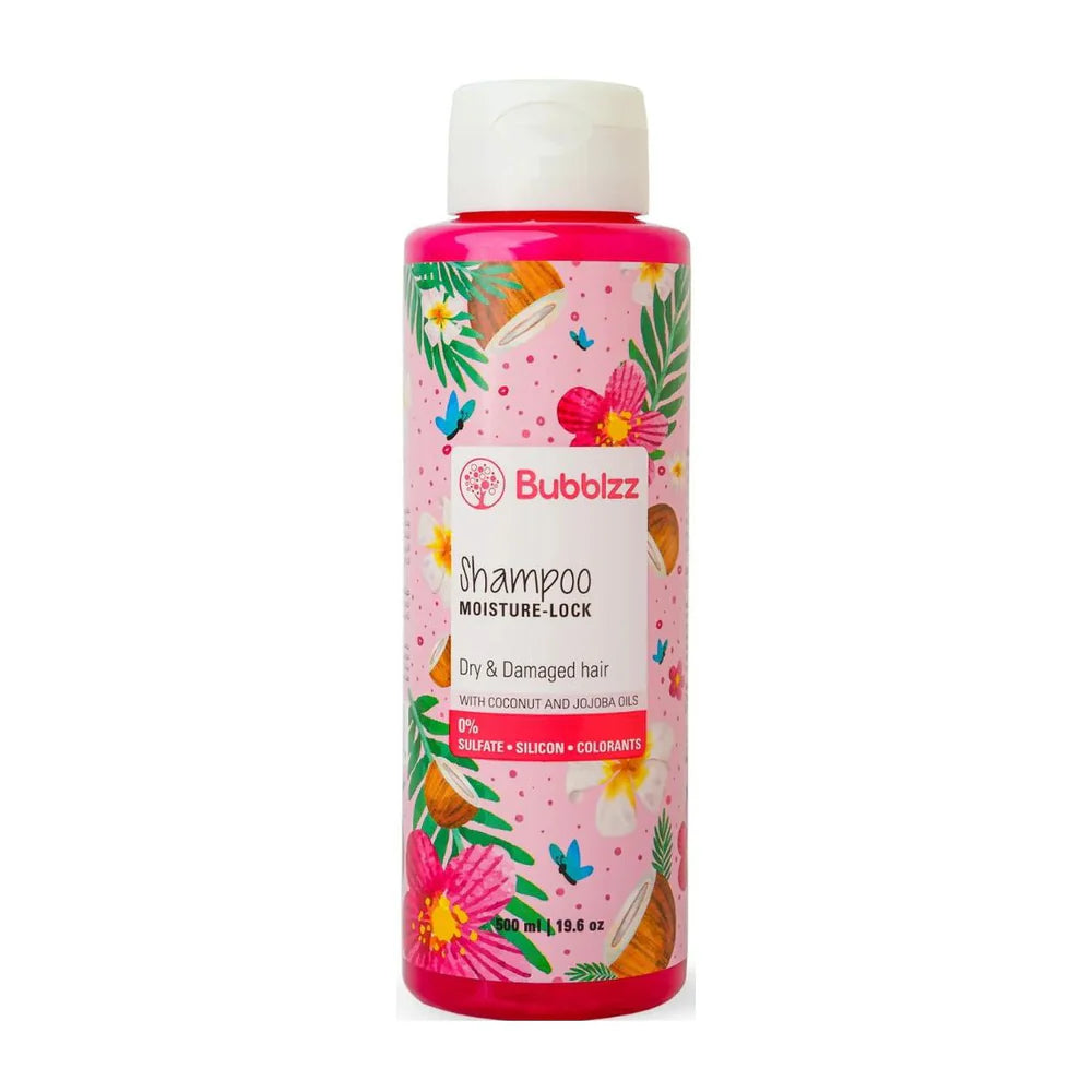 Bubblzz Moisture Lock Shampoo for Dry Hair – 500ml