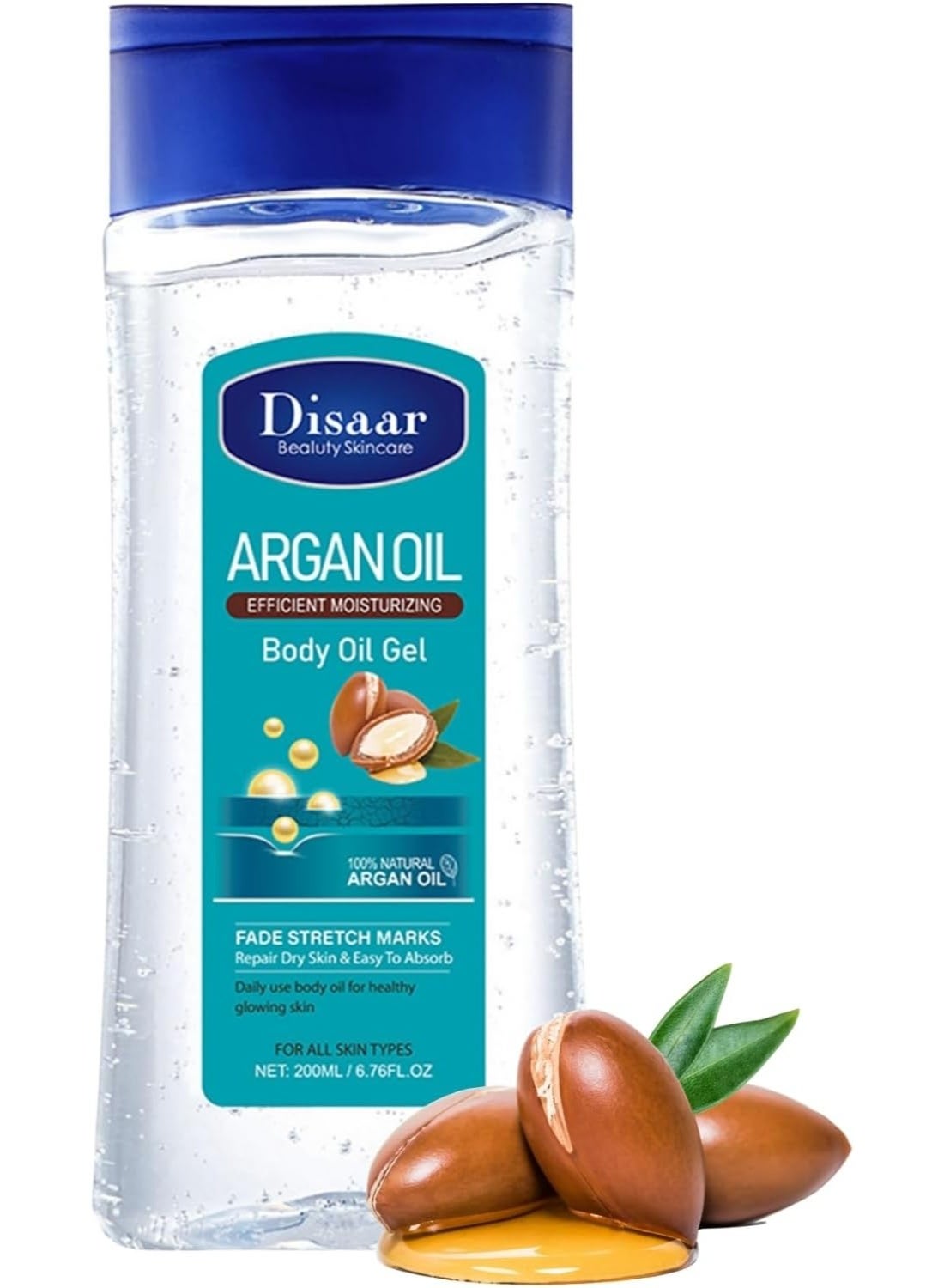 Disaar Beauty Argan Moisturizing Body Oil Gel 200ml
