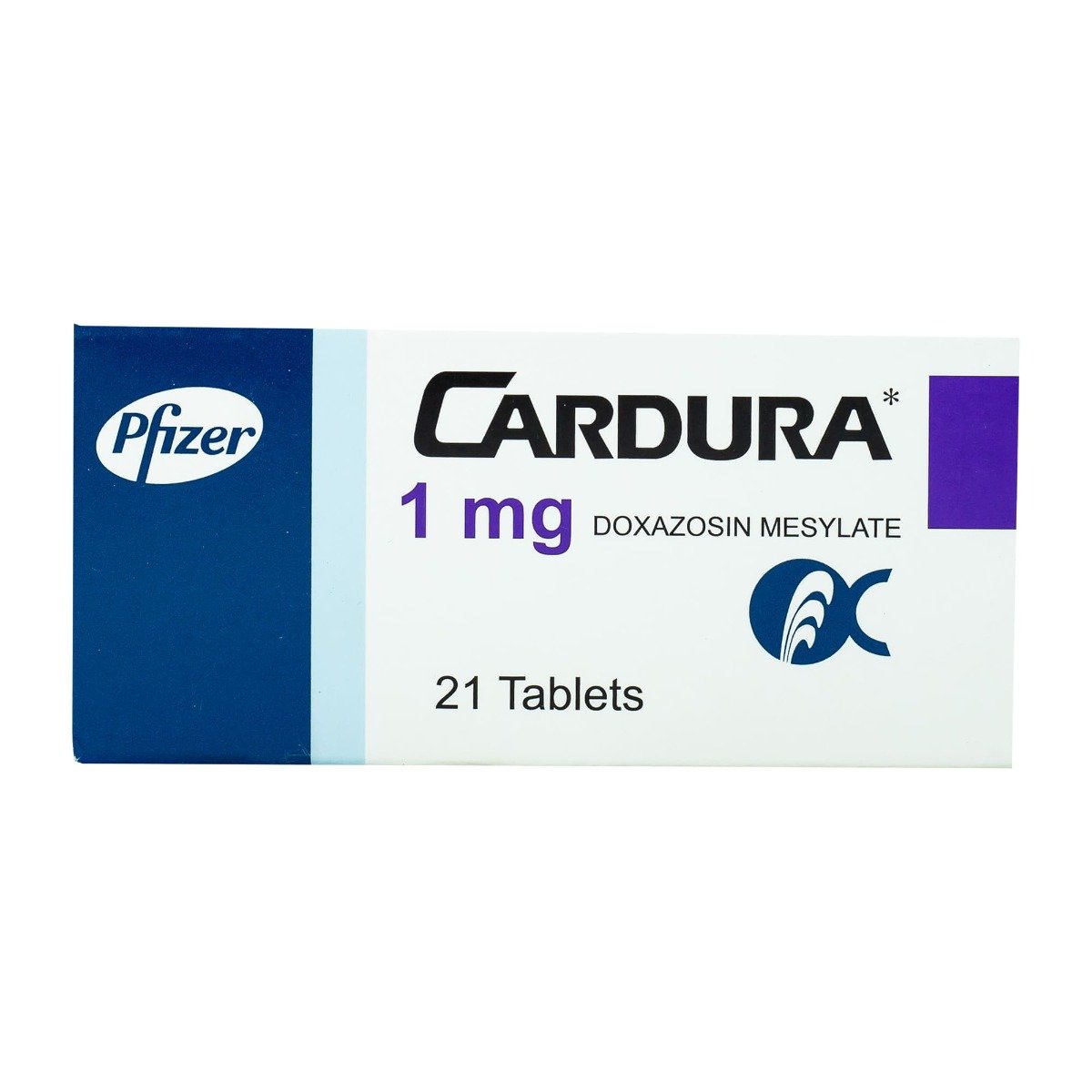 Cardura 1 mg - 21 Tablets