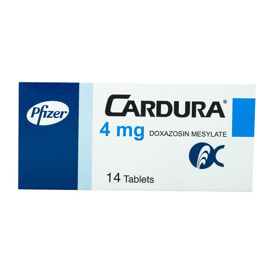 Cardura 4 mg - 14 Tablets