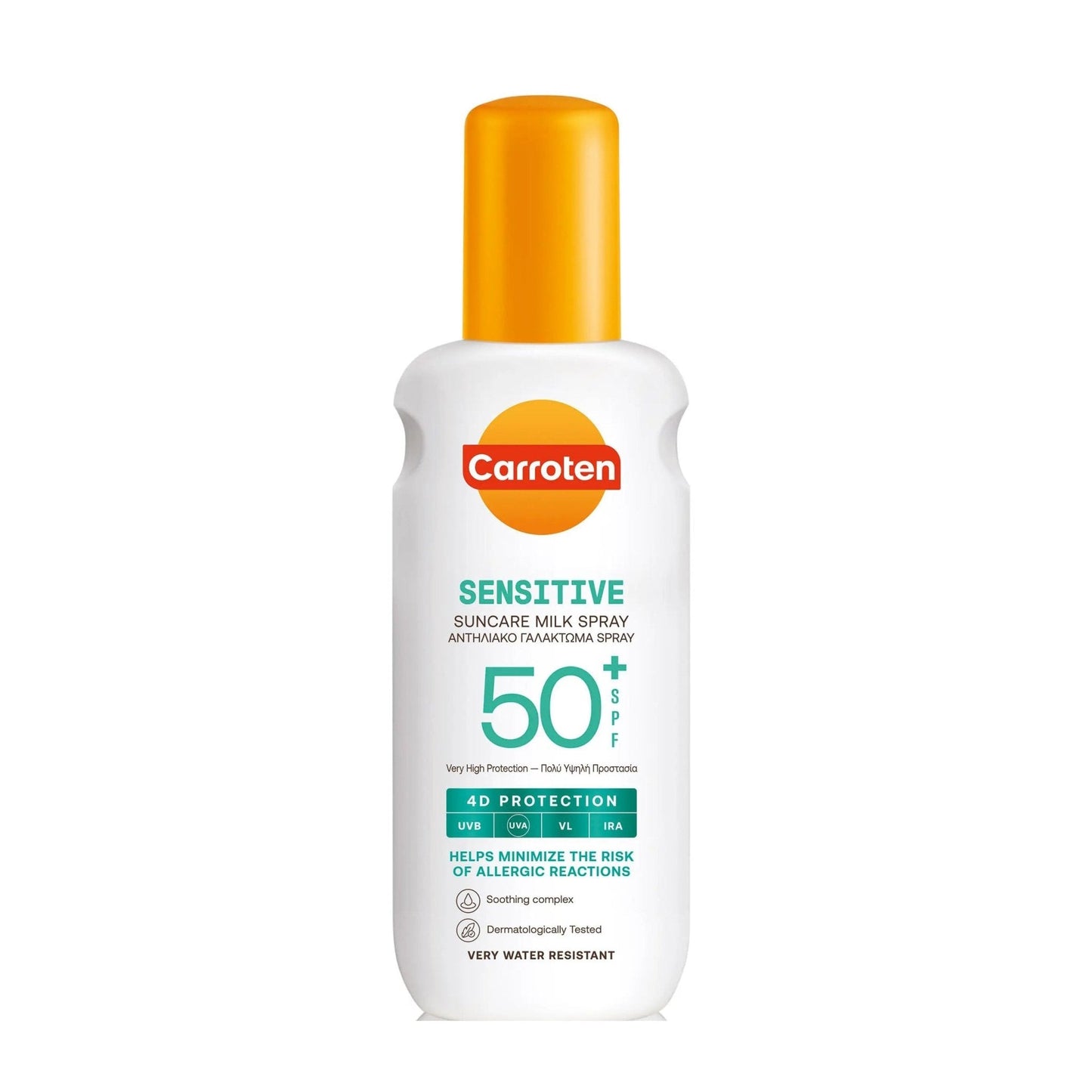 Carroten Sensitive SPF 50+ Sunscreen Milk Spray - 200ml