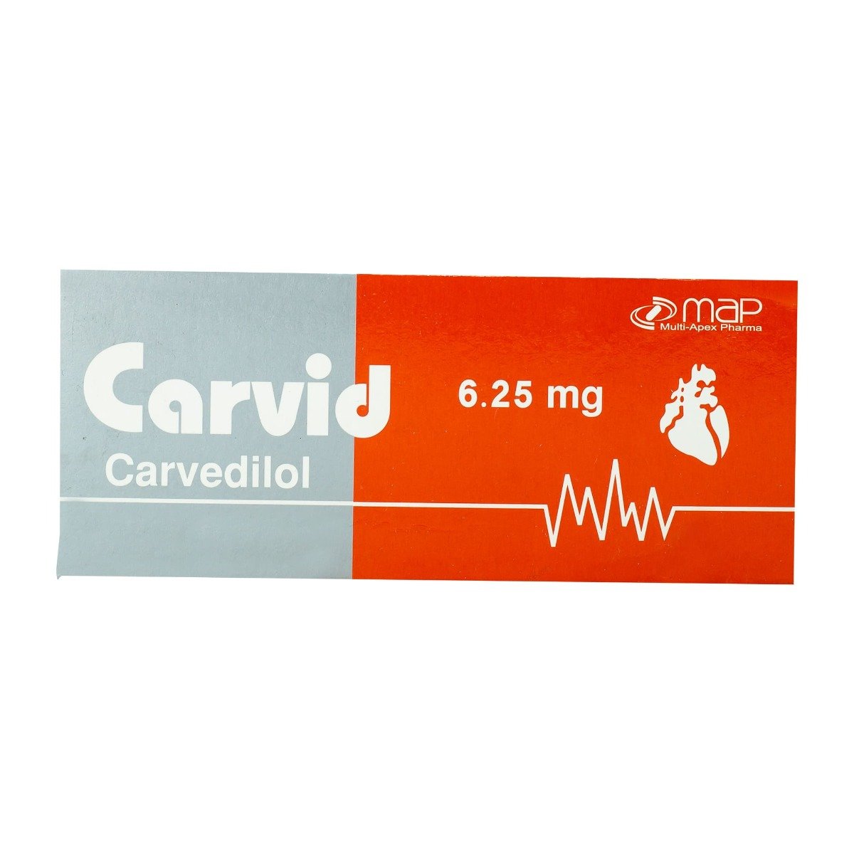 Carvid 6.25 mg - 20 Tablets