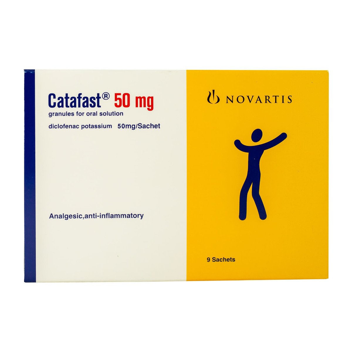 Catafast 50 mg Powder - 9 Sachets