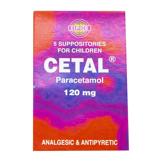 Cetal 120 mg - 5 Suppositories