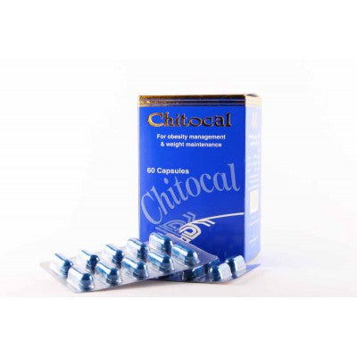 CHITOCAL ( CHITOSAN + VITAMIN C + GYMNEMA SYLVESTRE ) 60 CAPSULES