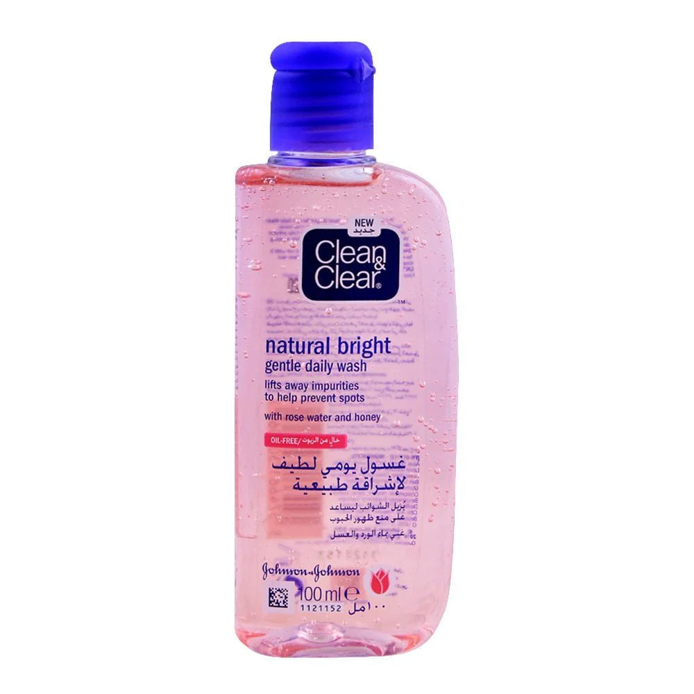 Clean & Clear Natural Bright Daily Wash - 100ml