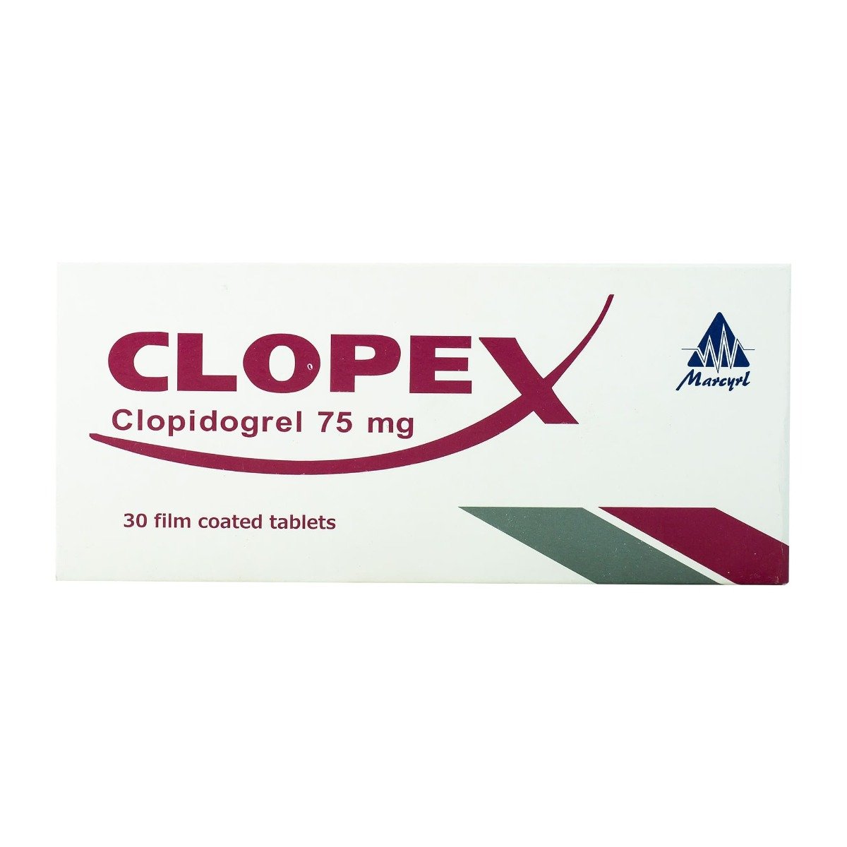 Clopex 75 mg - 30 Tablets