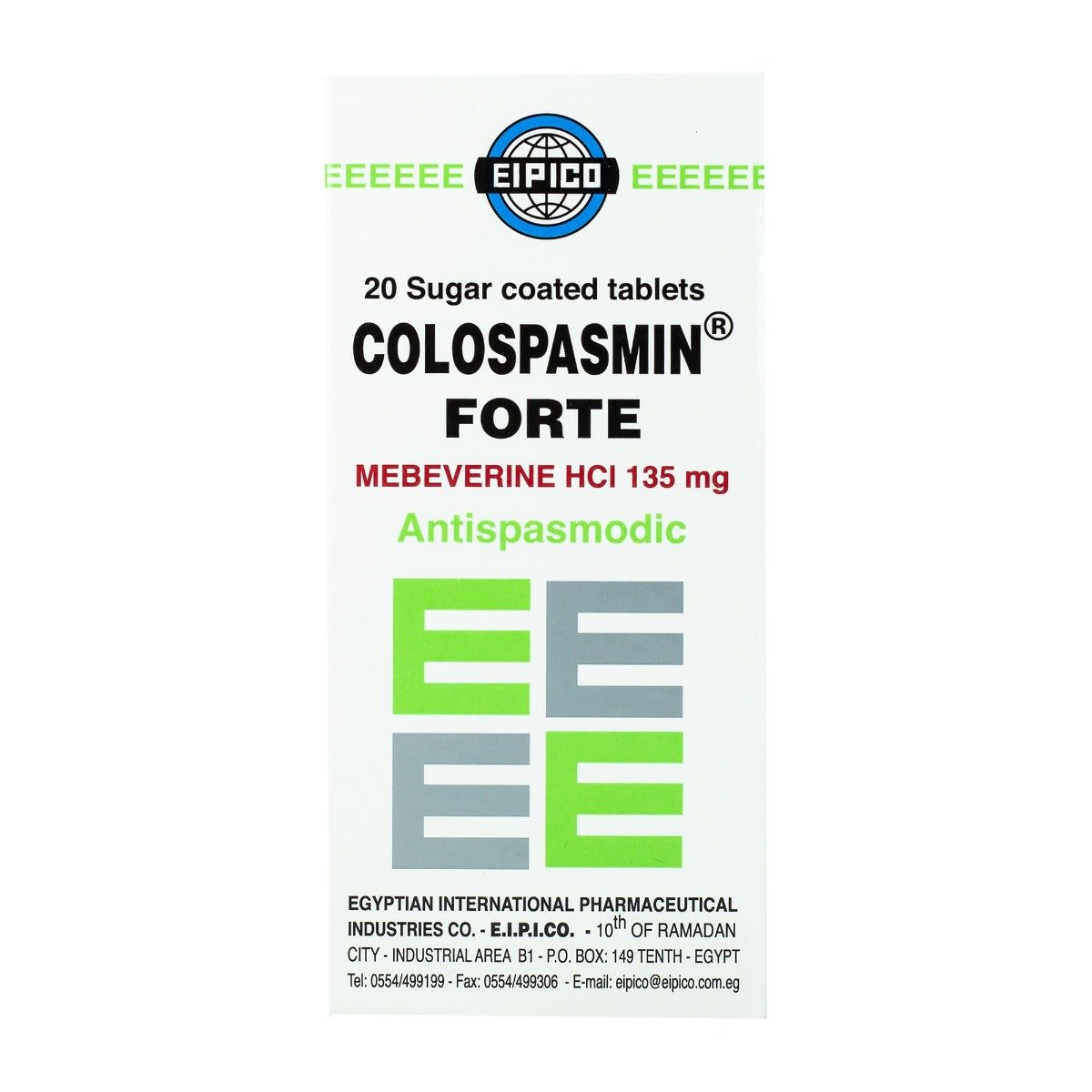 Colospasmin Forte - 20 Tablets