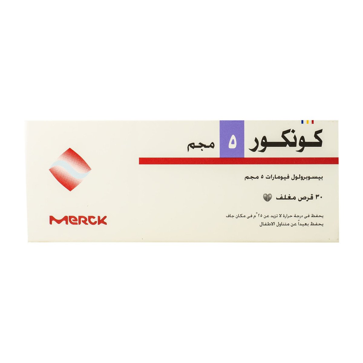 Concor 5 mg - 30 Tablets