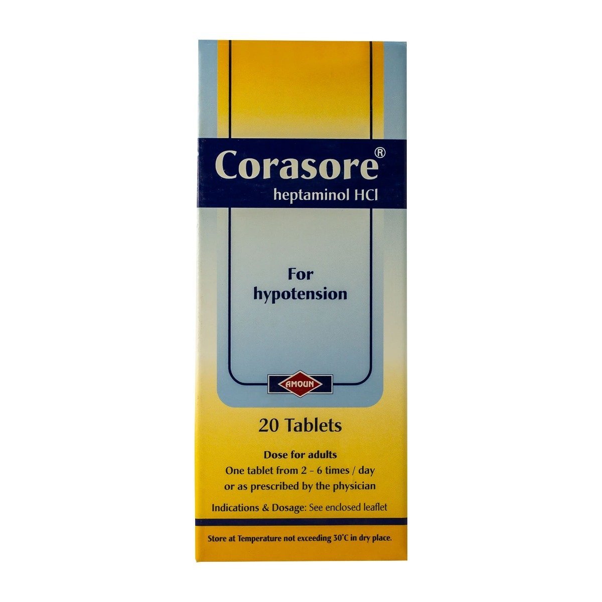 Corasore 150 mg - 20 Tablets