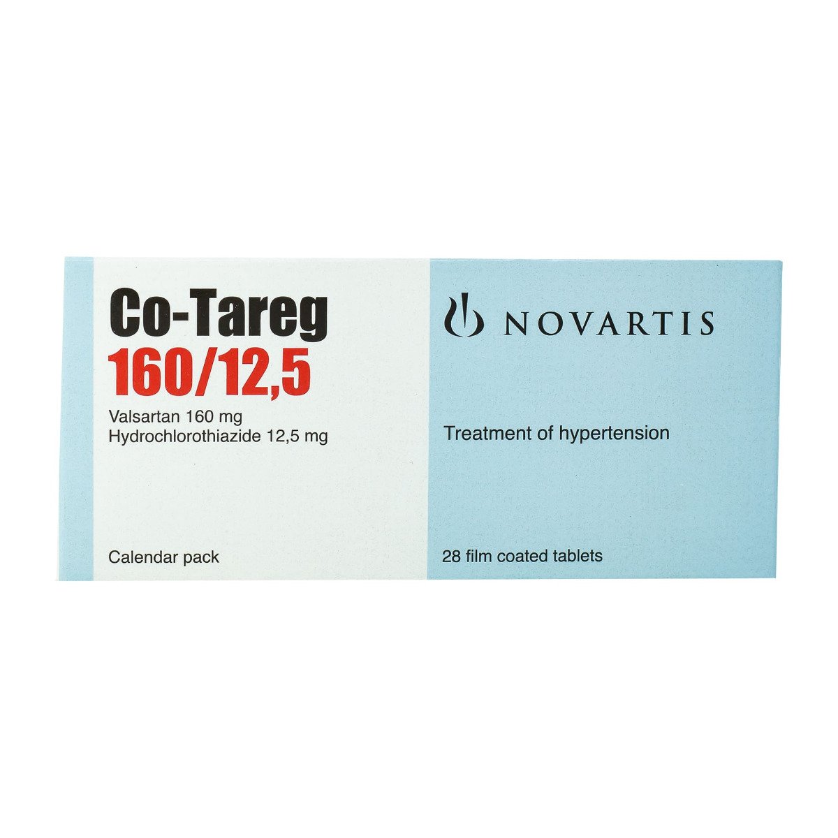 Cotareg 160 mg-12.5 mg - 28 Tablets