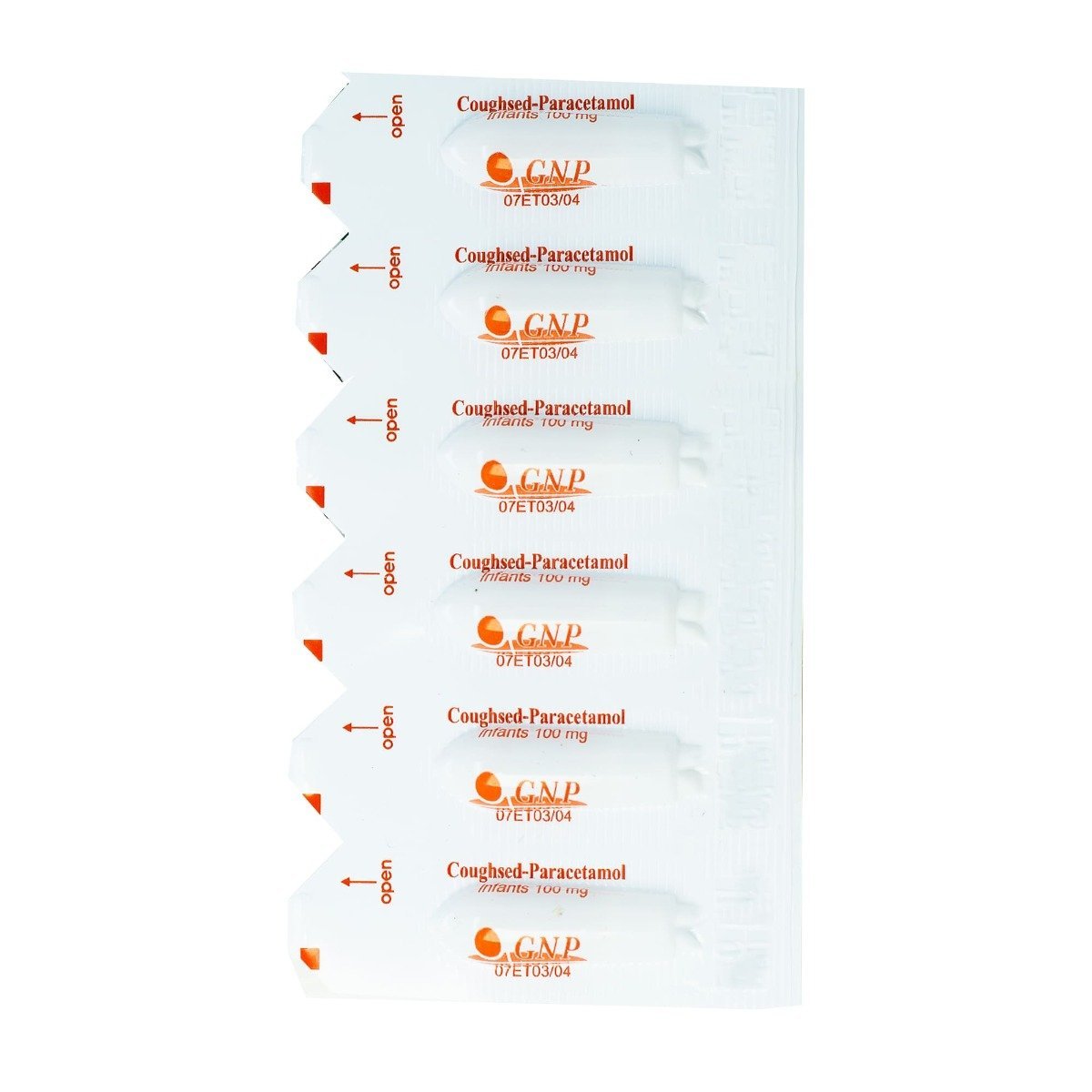 Coughsed Paracetamol Infants - 12 Suppositories