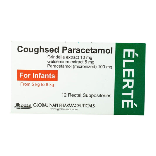 Coughsed Paracetamol Infants - 12 Suppositories