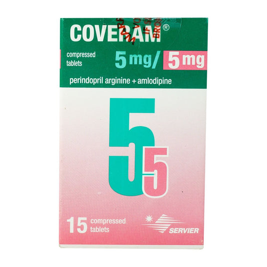 Coveram 5 mg-5 mg - 15 Tablets