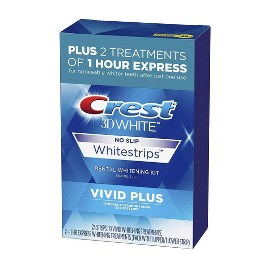 Crest 3D White Whitestrips Vivid Plus - 24 Strips