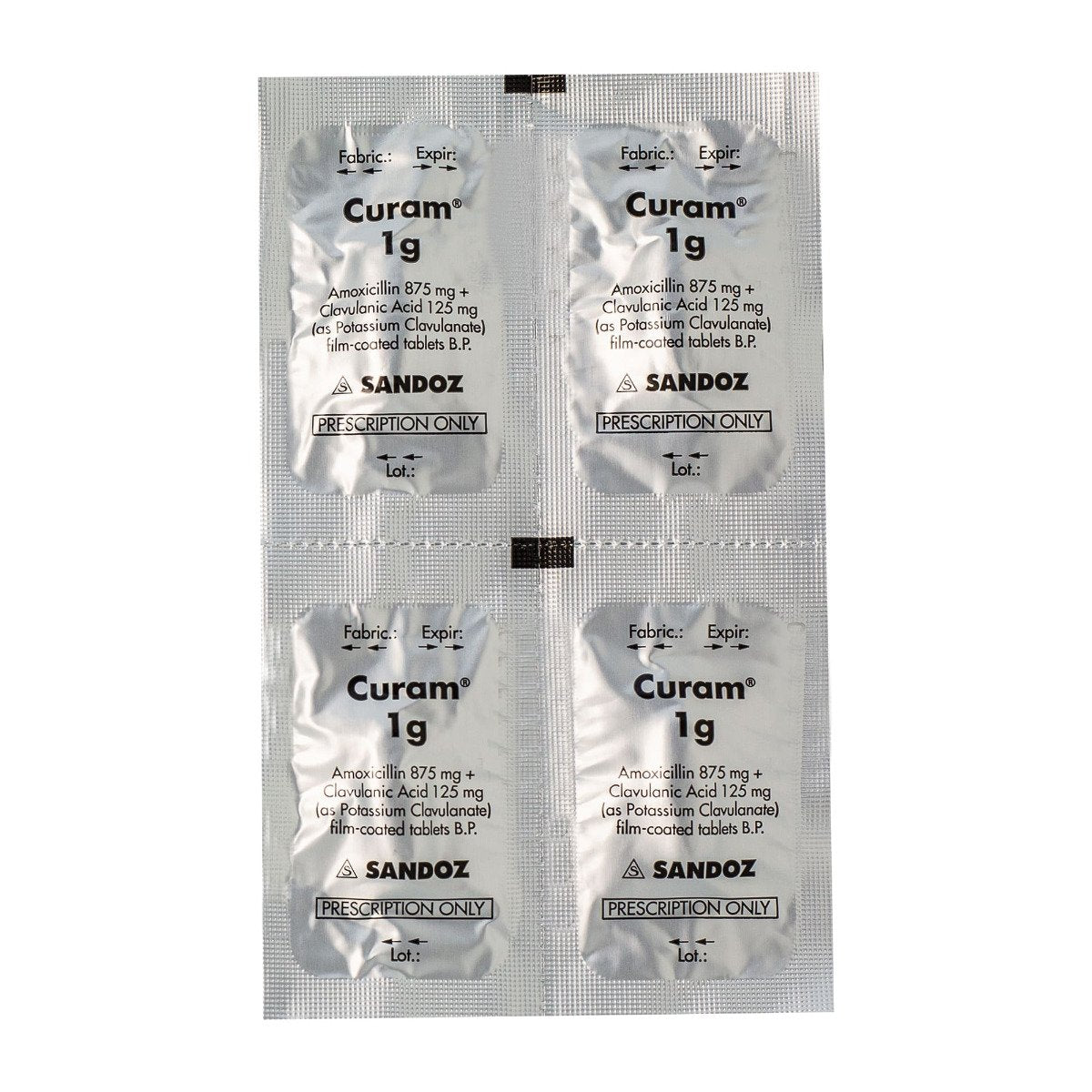 Curam 1 gm - 12 Tablets