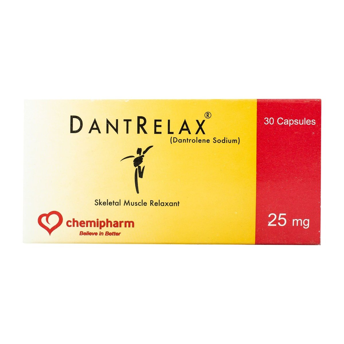 Dantrelax 25 mg - 30 Capsules