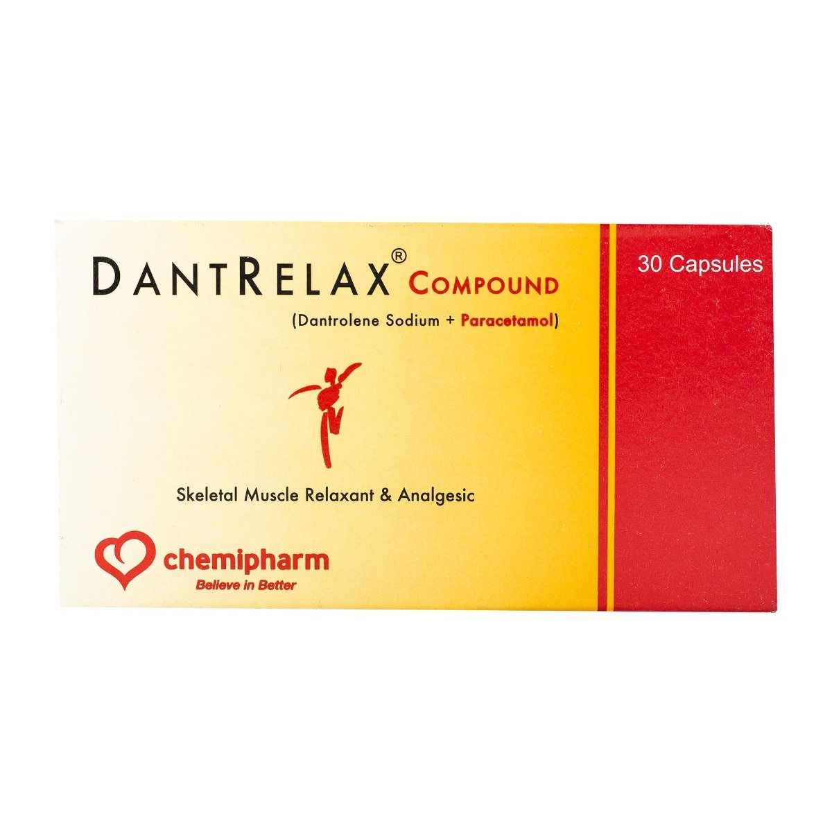 Dantrelax Compound - 30 Capsules