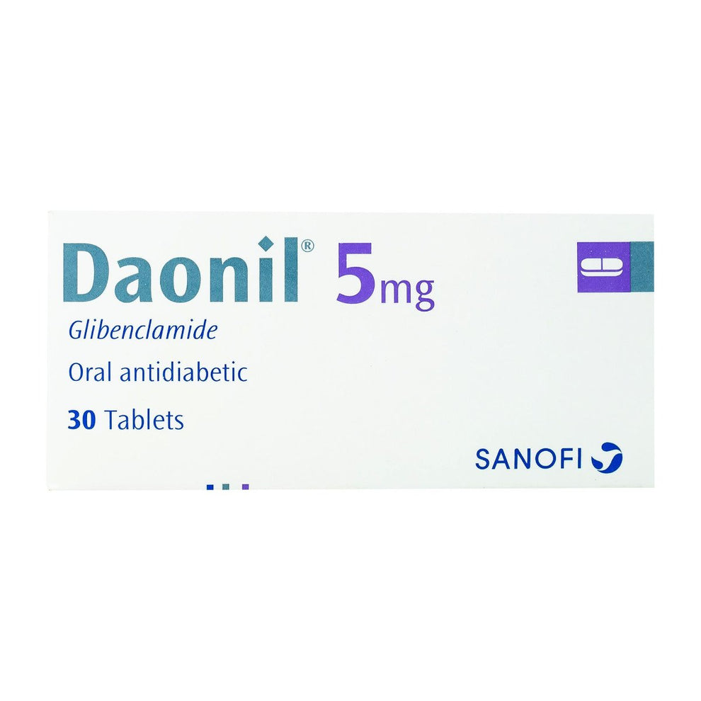 Daolin Daonil 5 mg - 30 Tablets – Re3aya Pharmacy