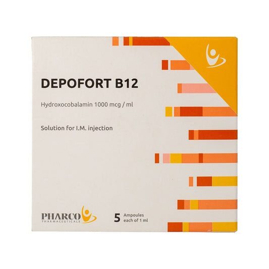 Depofort B12 1000 mcg-ml - 5 Ampoules