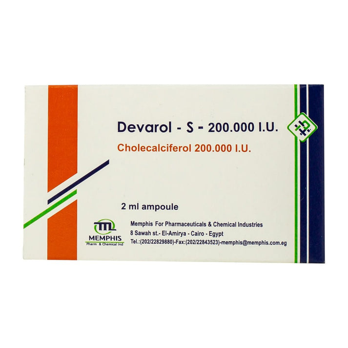 Devarol S 200,000 IU - 1 Ampoule – Re3aya Pharmacy