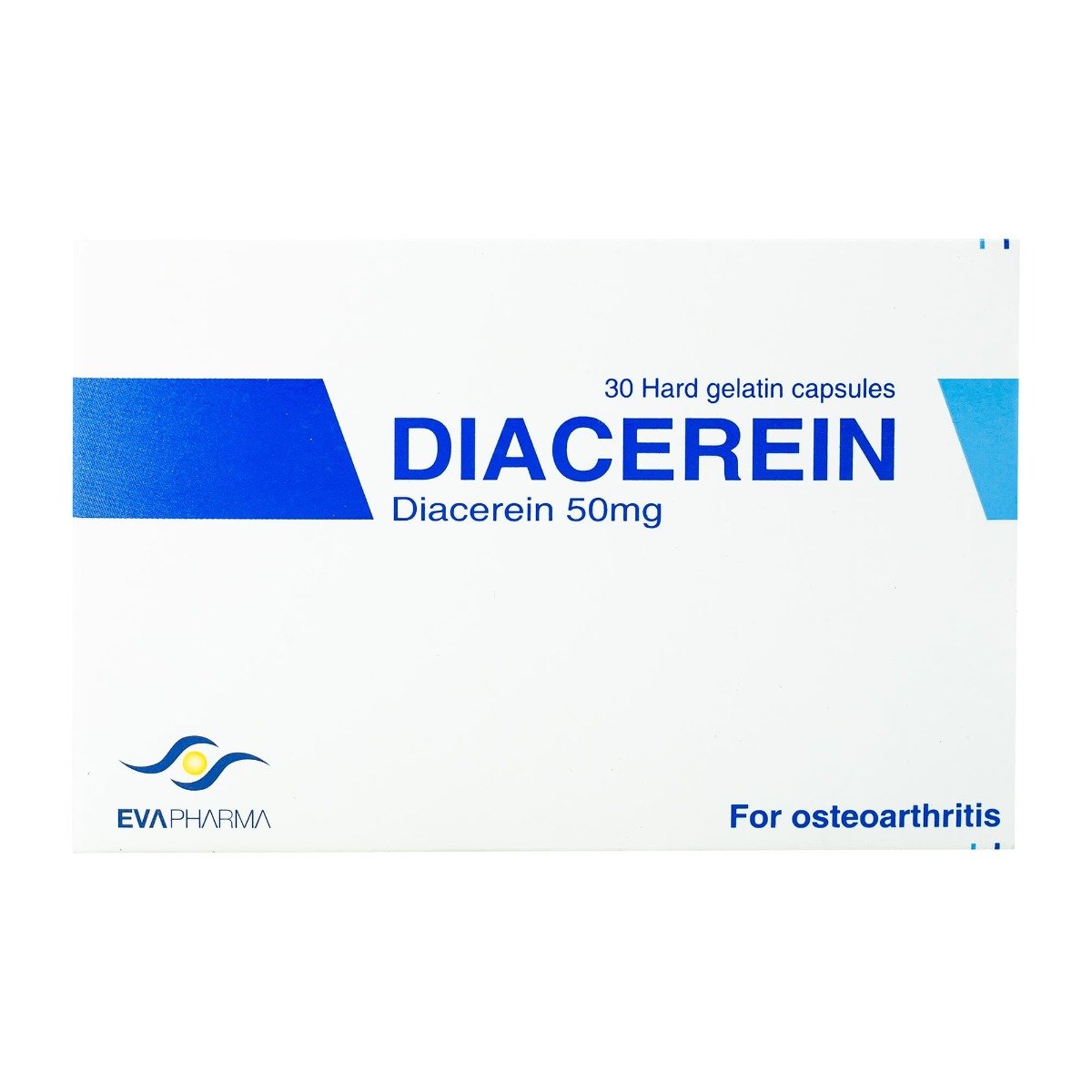 Diacerein 50 mg - 30 Capsules