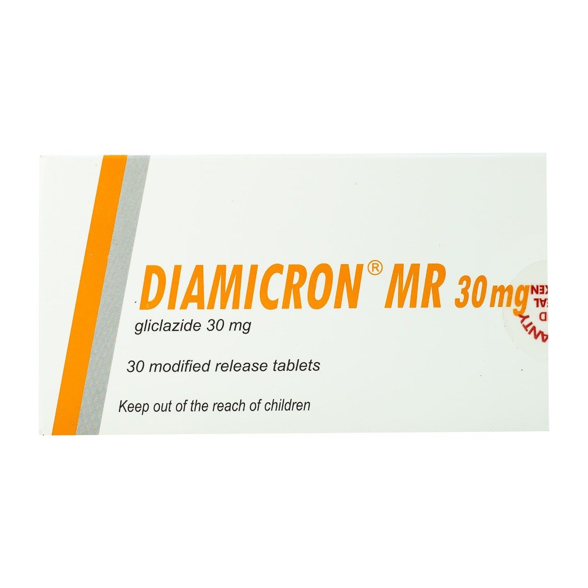 Diamicron MR 30 mg - 30 Tablets