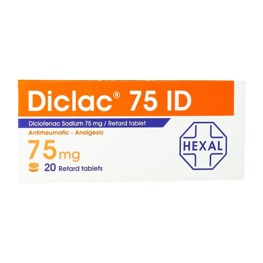 Diclac 75 ID - 20 Tablets