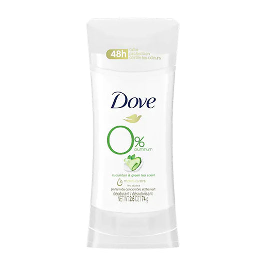 Dove 0% Aluminum Cucumber and Green Tea Deodorant Stick - 74gm