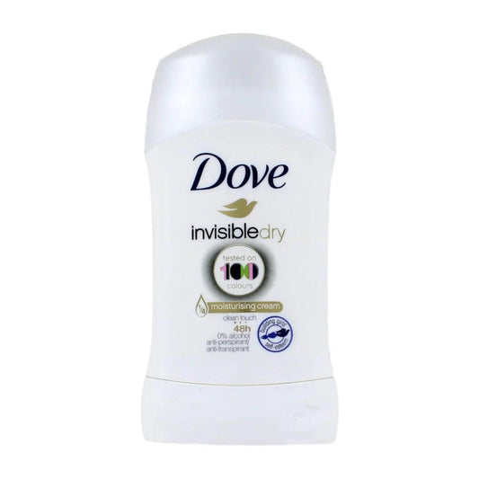 Dove Invisible Dry Moisturising Cream 48H Anti-Perspirant Deodorant Stick - 40ml