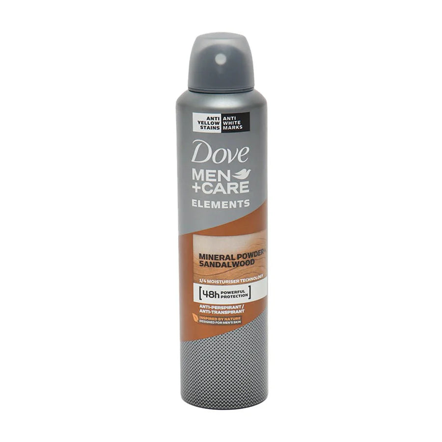 Dove Men +Care Mineral Powder Sandalwood Antiperspirant Spray - 250ml