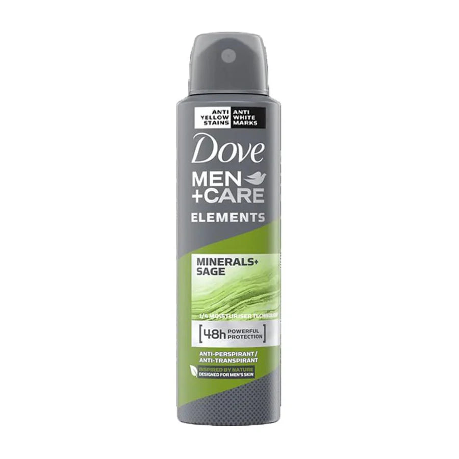 Dove Men +Care Minerals Sage Antiperspirant Spray - 250ml