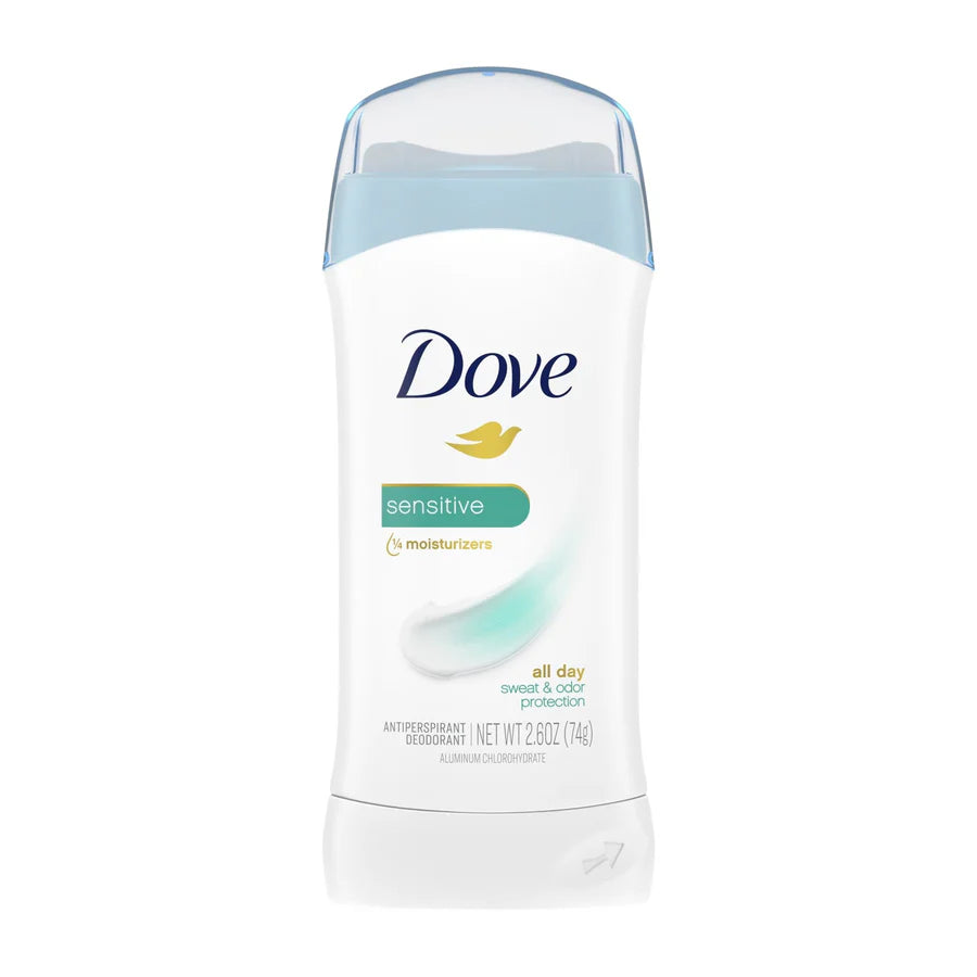 Dove Sensitive Invisible Solid Antiperspirant Deodorant Stick – 74gm