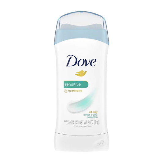 Dove Sensitive Invisible Solid Antiperspirant Deodorant Stick – 74gm