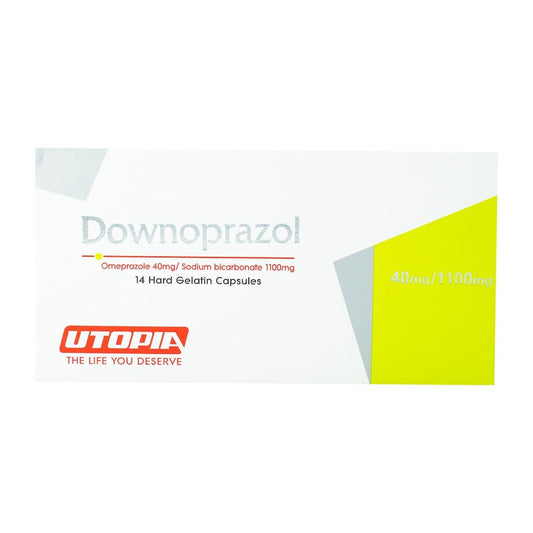 Downoprazol 40 mg-1100 mg - 14 Capsules