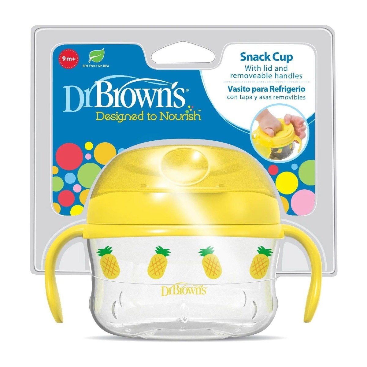 Dr. Brown’s Nourish Snack Cup 9m+ - Yellow