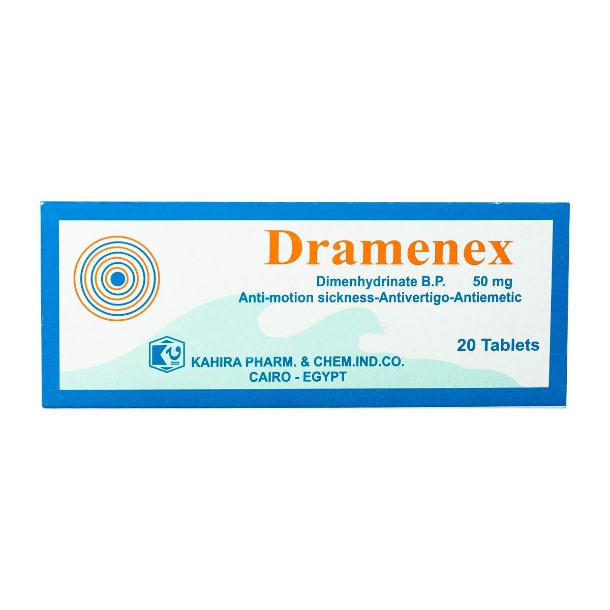 Dramenex 50 mg - 20 Tablets