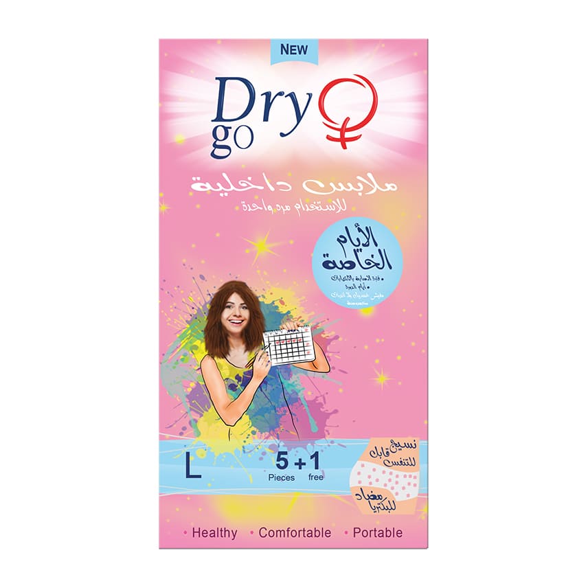 Dry Go Disposable Panties - L