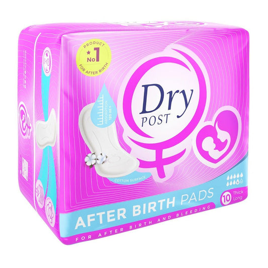 Dry Post After Birth Thick Long Pads - 10 Pads