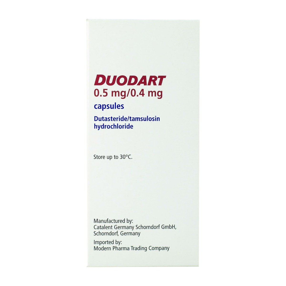 Duodart 0.5 mg-0.4 mg - 30 Capsules