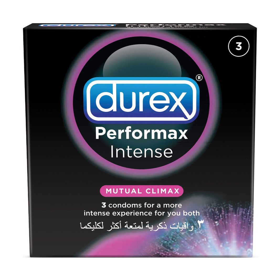 Durex Performax Intense Mutual Climax Condoms - 3 Pcs