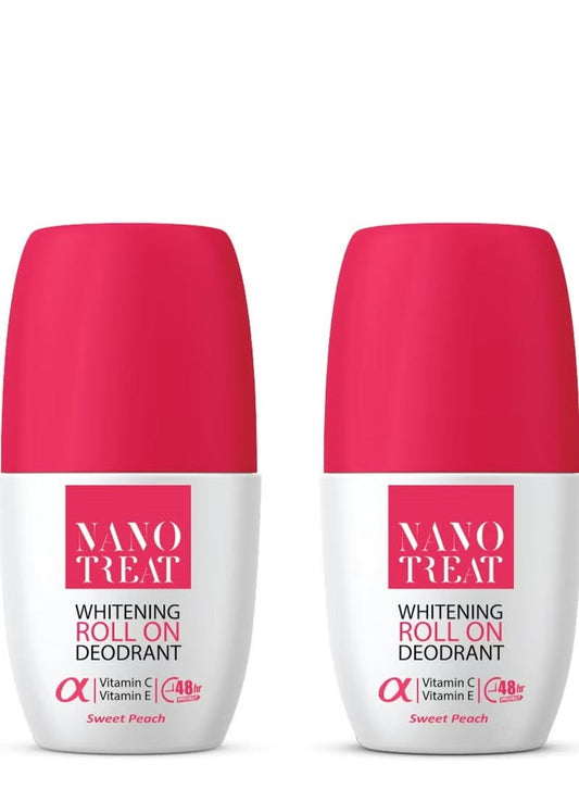 Nano Treat roll on deo sweet peach scent 1+1 50ml
