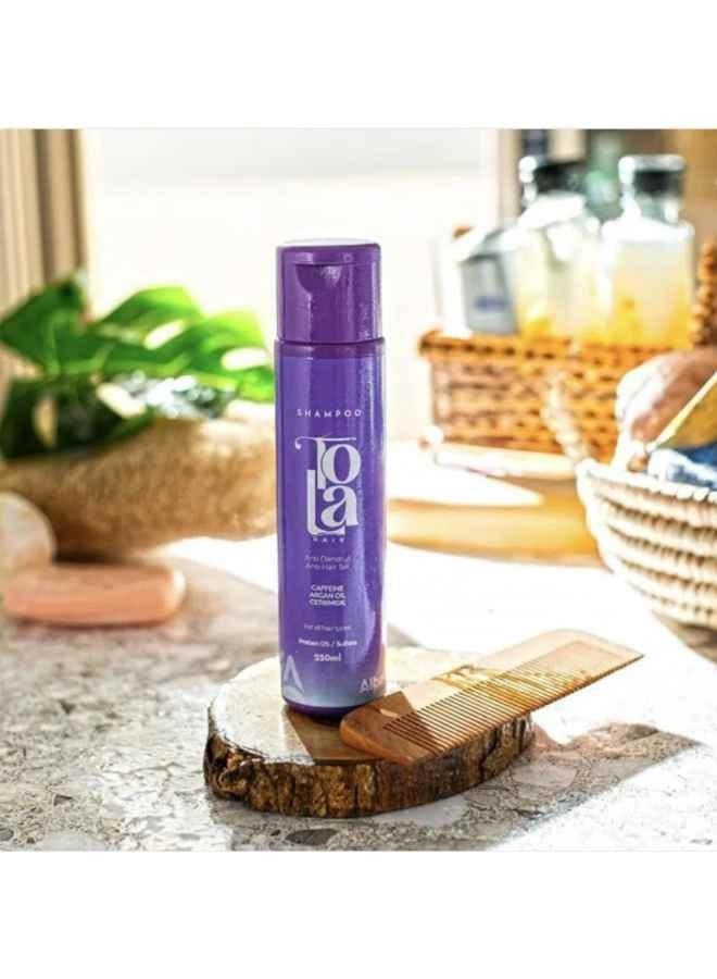 Tola Hair Shampoo Anti Dandruff & Anti Fall Hair Shampoo - 250ml