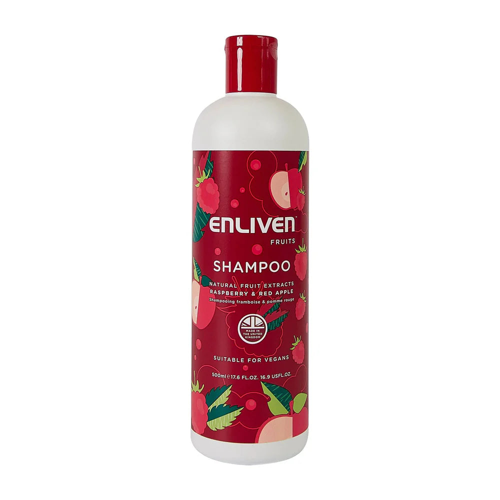 Enliven Fruits Raspberry Red Apple Shampoo – 500ml