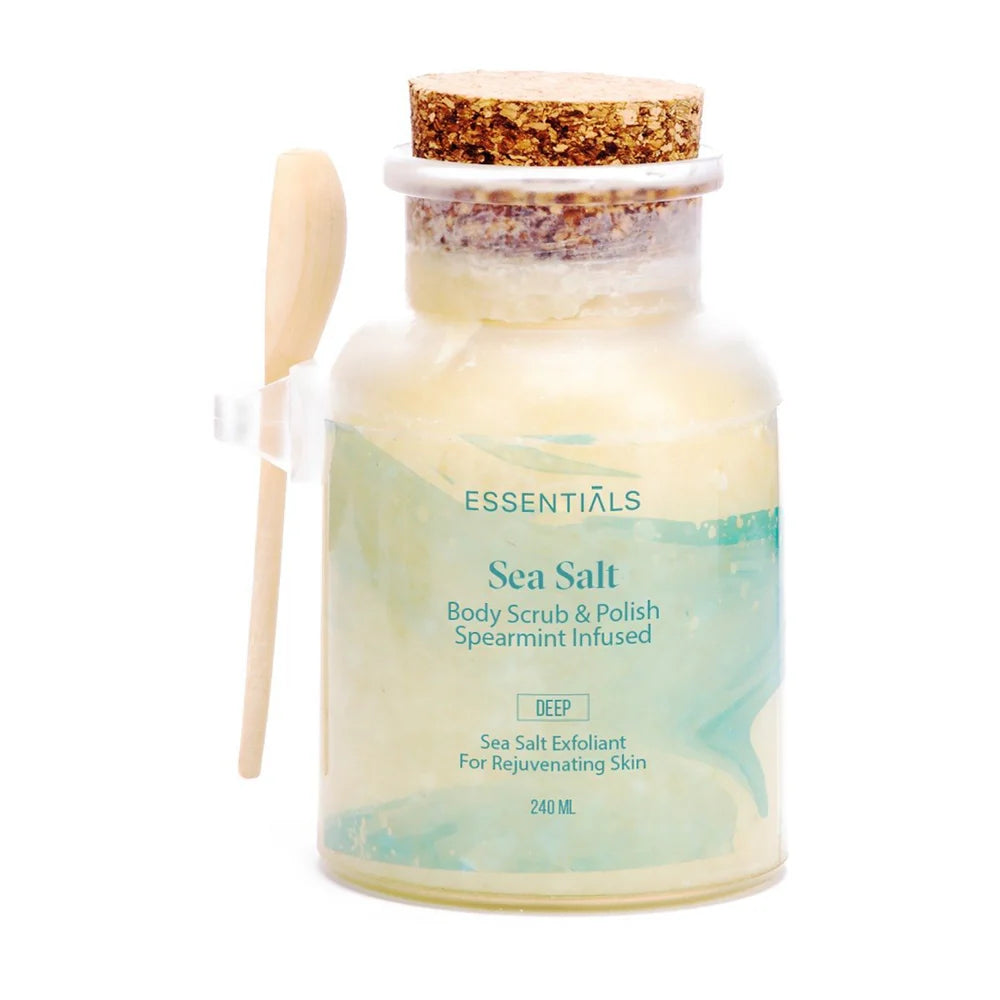 Essentials Sea Salt Body Scrub and Polish - 240ml