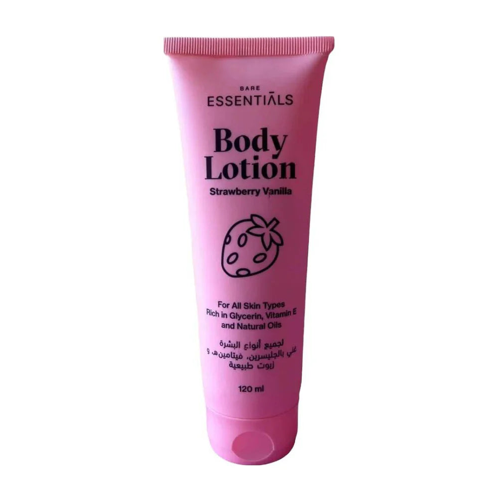 Essentials Strawberry Vanilla Body Lotion - 120ml