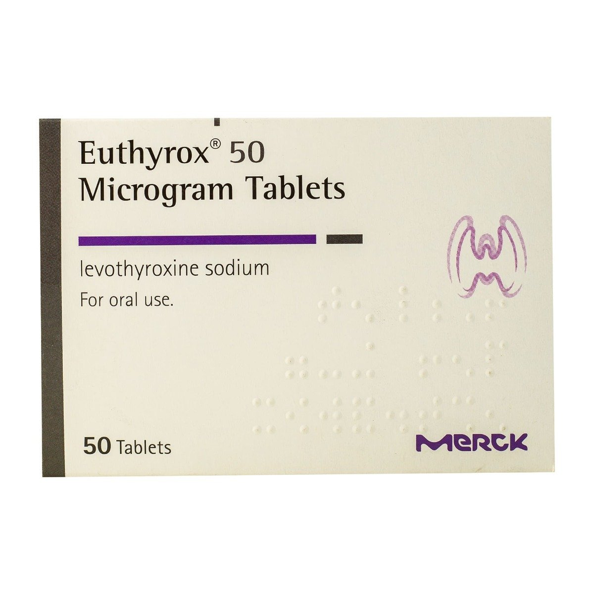 Euthyrox 50 mcg - 50 Tablets